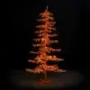 9' Ice Sculpture Christmas Tree - Amber/Orange -Fiesta Shop 3d 11006 a 1