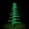 11' Ice Sculpture Christmas Tree - Green -Fiesta Shop 3d 11006 gr b