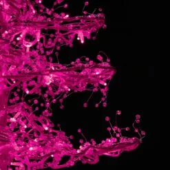 9' Ice Sculpture Christmas Tree - Pink -Fiesta Shop 3d 11006 pink 1