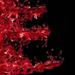 11' Ice Sculpture Christmas Tree - Red -Fiesta Shop 3d 11006 rd d