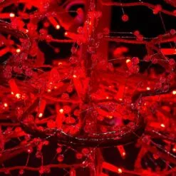 11' Ice Sculpture Christmas Tree - Red -Fiesta Shop 3d 11006 rd e