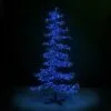 9' Ice Sculpture Christmas Tree - Blue -Fiesta Shop 3d 11007 b