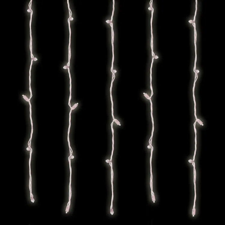 53 Light Warm White Twinkle 5MM Curtain Lights 3 53 Light Warm White Twinkle 5MM Curtain Lights