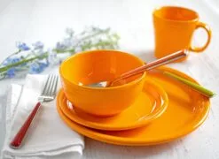 Fiesta Small Bistro Bowl -Fiesta Shop Butterscotch BistroPlaceSetting 1