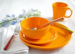 Fiesta 3pc Bistro Place Setting 36 Fiesta 3pc Bistro Place Setting -Fiesta Shop Butterscotch BistroPlaceSetting 2