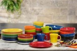 Fiesta Large Bistro Bowl -Fiesta Shop Fiesta3pcBistroSet.LifestyleShot