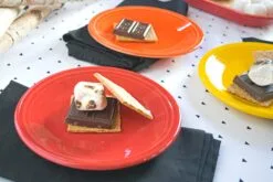 Fiesta Salad Plate -Fiesta Shop Scarlet Poppy Daffodil Salad plates smores3