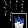 LED Icicle Lights - 70 Light Set - Blue 1 LED Icicle Lights - 70 Light Set - Blue -Fiesta Shop blue led icicle lights