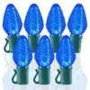 26 Light Blue C7 LED Christmas Lights - 8" Spacing 1 26 Light Blue C7 LED Christmas Lights - 8" Spacing -Fiesta Shop c7 268 b