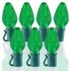 26 Light Green C7 LED Christmas Lights - 8" Spacing 2 26 Light Green C7 LED Christmas Lights - 8" Spacing -Fiesta Shop c7 268 g