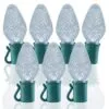 26 Light Pure White C7 LED Christmas Lights - 8" Spacing 1 26 Light Pure White C7 LED Christmas Lights - 8" Spacing -Fiesta Shop c7 268 pw