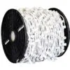 C7 Cord, 9" Spacing, White Wire, SPT-1, 1000' -Fiesta Shop c7 white spt 1 9 1000