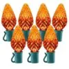 26 Light Amber/Orange C9 LED Christmas Lights - 8" Spacing 2 26 Light Amber/Orange C9 LED Christmas Lights - 8" Spacing -Fiesta Shop c9 268 a