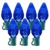 26 Light Blue C9 LED Christmas Lights - 8" Spacing -Fiesta Shop c9 268 b