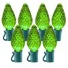 26 Light Lime Green C9 LED Christmas Lights - 8" Spacing -Fiesta Shop c9 268 lg