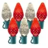 26 Light Red & Warm White C9 LED Christmas Lights - 8" Spacing 2 26 Light Red & Warm White C9 LED Christmas Lights - 8" Spacing -Fiesta Shop c9 268 wwr