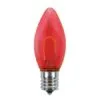 C9 Flexible Filament LED Bulb - Red - Pro Christmas™ - Bag Of 25 -Fiesta Shop christmas led replacement bulb red