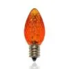 C7 SMD LED Retrofit Bulb - Amber/Orange - Minleon - Bag Of 25 -Fiesta Shop christmas lightbulb orange