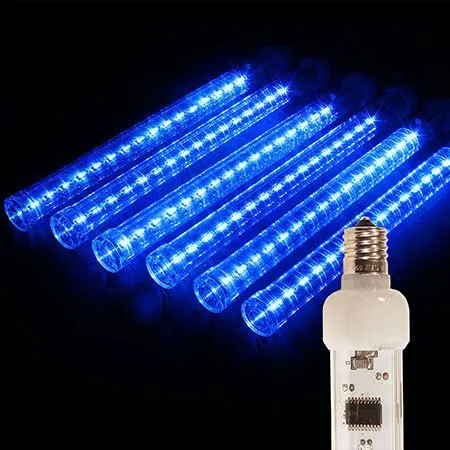 12" LED Falling Snow Tube - Blue 3 12" LED Falling Snow Tube - Blue