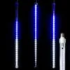 24" LED Falling Snow Tube - Blue And Pure White - Pro Christmas™ -Fiesta Shop fs pc 24 bpww