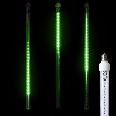 24" LED Falling Snow Tube - Green - Pro Christmas™ 3 24" LED Falling Snow Tube - Green - Pro Christmas™
