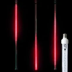 36" LED Falling Snow Tube - Red - Pro Christmas™