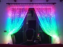 Twinkly RGBW - Curtain Lights - 210L, 4" Sp, Wifi - Transparent Wire 12 Twinkly RGBW - Curtain Lights - 210L, 4" Sp, Wifi - Transparent Wire -Fiesta Shop hqdefault 6 29