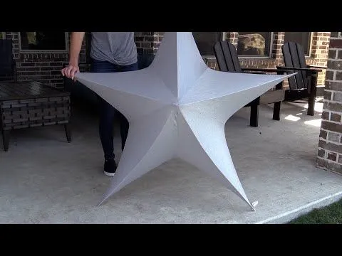 Foldable 3D Star - 60" - Metallic - 5 Colors Available 4 Foldable 3D Star - 60" - Metallic - 5 Colors Available - Image 2