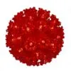 Pro Christmas™ 6" Sphere - 50L - Red 1 Pro Christmas™ 6" Sphere - 50L - Red -Fiesta Shop l 6sph r a