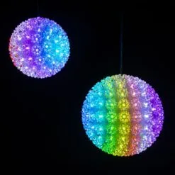 Pro Christmas™ 7.5" Sphere - 100L - RGB -Fiesta Shop l 75sph rgb ip l 10sph rgb ip d
