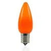C9 SMD LED Retrofit Bulbs - Frosted Smooth - Amber/Orange - Pro Christmas™ - Bag Of 25 -Fiesta Shop l c9f a 4