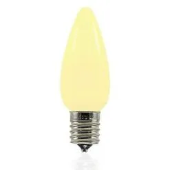 C9 SMD LED Retrofit Bulbs - Frosted Smooth - 2600K Warm White - Pro Christmas™ - Bag Of 25
