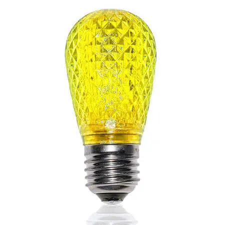 S14 SMD LED Retrofit Bulb - Yellow - Minleon - Bag Of 10 3 S14 SMD LED Retrofit Bulb - Yellow - Minleon - Bag Of 10