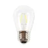 S14 LED Filament Transparent Glass Retrofit Bulb - E26 Base - Cool White - Pro Christmas™ - Box Of 25 -Fiesta Shop l pc s14fg cw