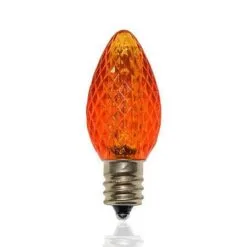 C7 SMD LED Retrofit Bulb - Amber/Orange - Pro Christmas™ - Bag Of 25