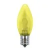 C9 Flexible Filament LED Bulb - Yellow - Pro Christmas™ - Bag Of 25 -Fiesta Shop led christmas light bulbs yellow