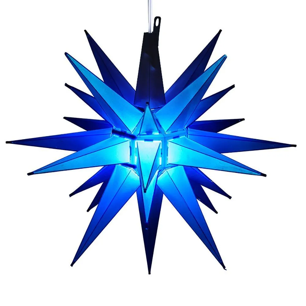 14" Moravian Star, Blue 3 14" Moravian Star, Blue