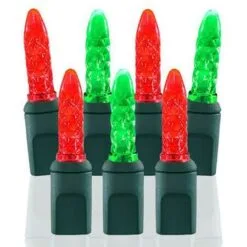 70 Light M5 Red-Green LED Christmas Lights