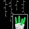 LED Icicle Lights - 70 Light Set - Green -Fiesta Shop m5ic g