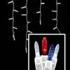 LED Icicle Lights - 70 Light Set - Red, White & Blue 2 LED Icicle Lights - 70 Light Set - Red, White & Blue -Fiesta Shop m5ic rwb
