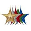 Foldable 3D Star - 44" - Metallic - 5 Colors Available -Fiesta Shop metallic foldable star 1 1 1