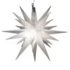 14" Moravian Star, Clear Frost 1 14" Moravian Star, Clear Frost -Fiesta Shop moravian star christmas tree lights