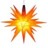 14" Moravian Star, Amber/Orange 2 14" Moravian Star, Amber/Orange -Fiesta Shop moravian star tree topper 1