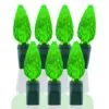 70 Light Lime Green C6 LED Christmas Lights -Fiesta Shop p c6 704 lg 1 1