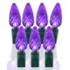 70 Light Purple C6 LED Christmas Lights -Fiesta Shop p c6 704 pu