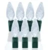 70 Light Pure White C6 LED Christmas Lights -Fiesta Shop p c6 704 pw 1