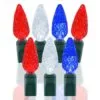 70 Light Red, White & Blue C6 LED Christmas Lights -Fiesta Shop p c6 704 rwb 1