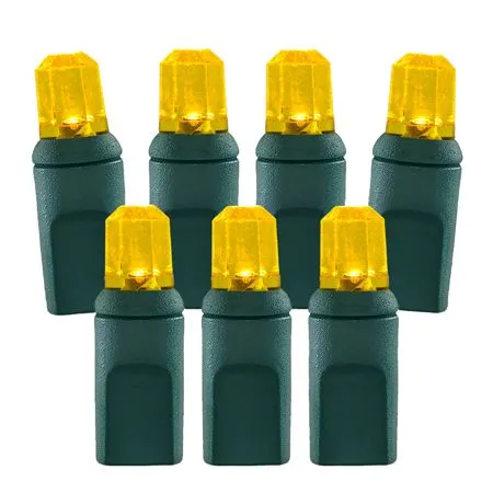 70 Light Yellow Pentagon Gem LED Christmas Lights 3 70 Light Yellow Pentagon Gem LED Christmas Lights