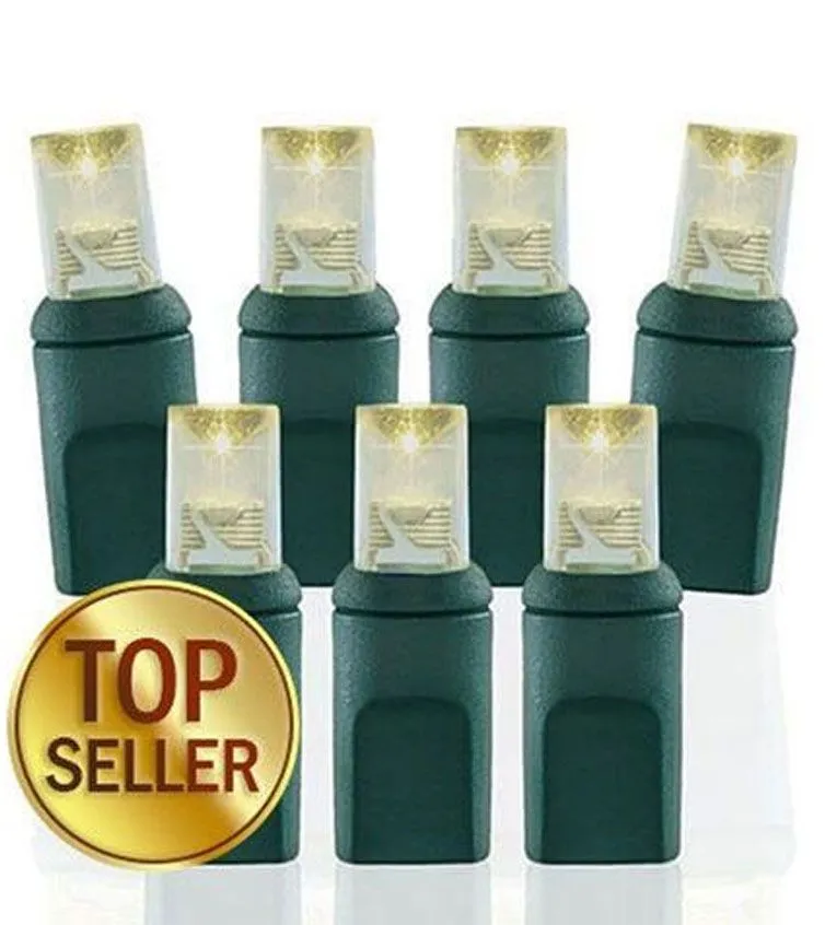 50 Light Blue 5 Mm Wide Angle Conical LED Christmas Lights 6 50 Light Blue 5 Mm Wide Angle Conical LED Christmas Lights - Image 4