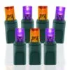 70 Light Purple & Amber/Orange 5 Mm Wide Angle Conical LED Lights -Fiesta Shop p wac 704 pua 1